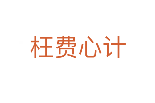 枉費心計