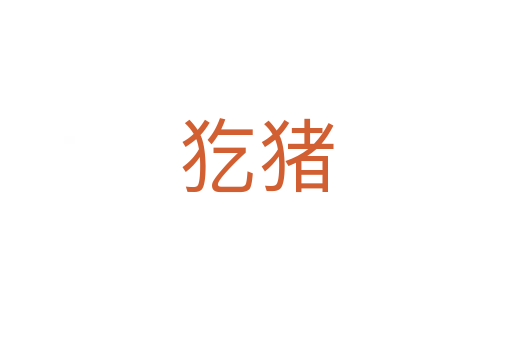 犵豬