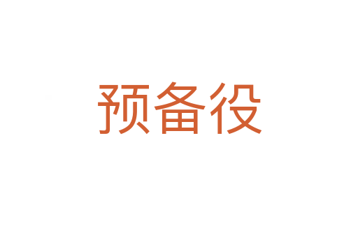 預備役
