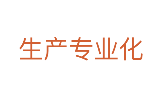 生產(chǎn)專業(yè)化