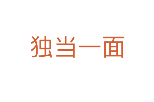 獨當(dāng)一面