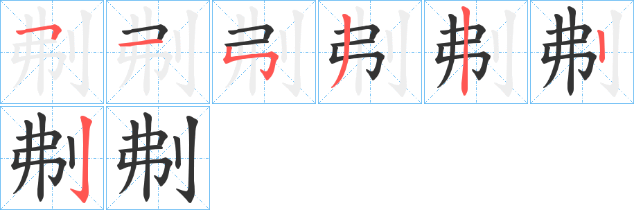 刜的筆順?lè)植窖菔?>
					
                    <hr />
                    <h2>刜的基本信息</h2>
                    <div   id=