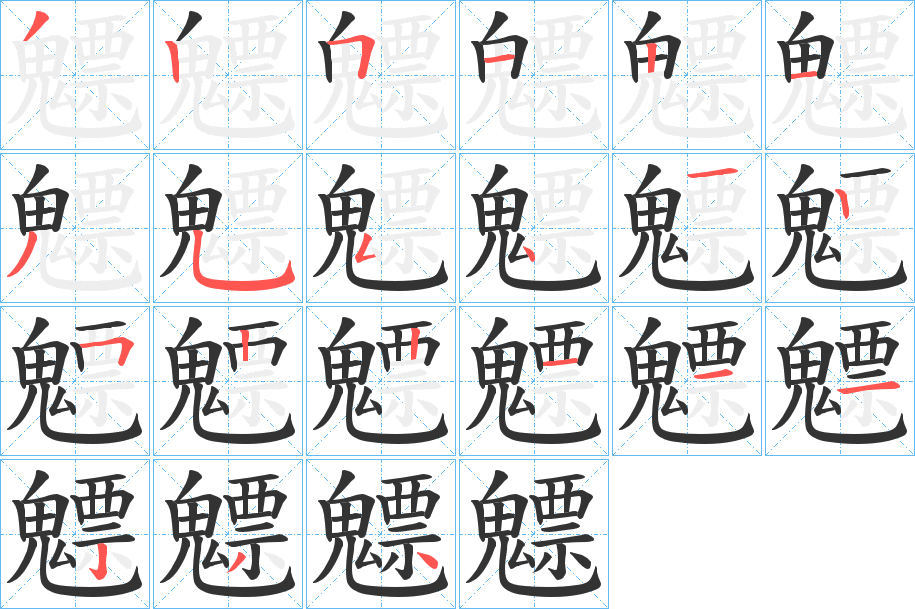 魒的筆順?lè)植窖菔?>
					
                    <hr />
                    <h2>魒的基本信息</h2>
                    <div   id=